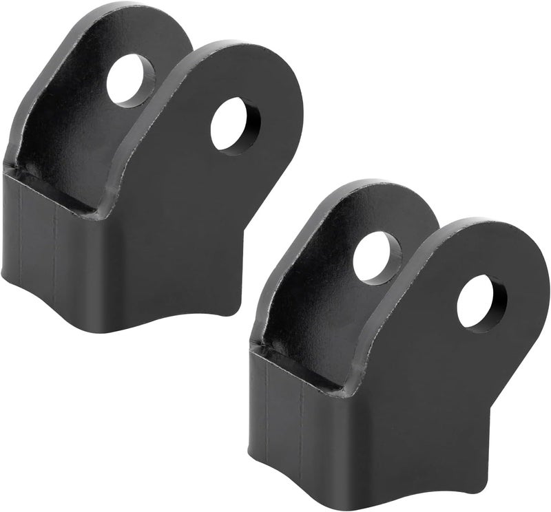 RO6G Shock Bracket Weld On Shock Mount - Heavy Duty Brackets for Off-Road Trailers Rear Axle Shock Mount Bracket Kit, Thick Weld On Shock Brackets - 1 Pair - Image 1